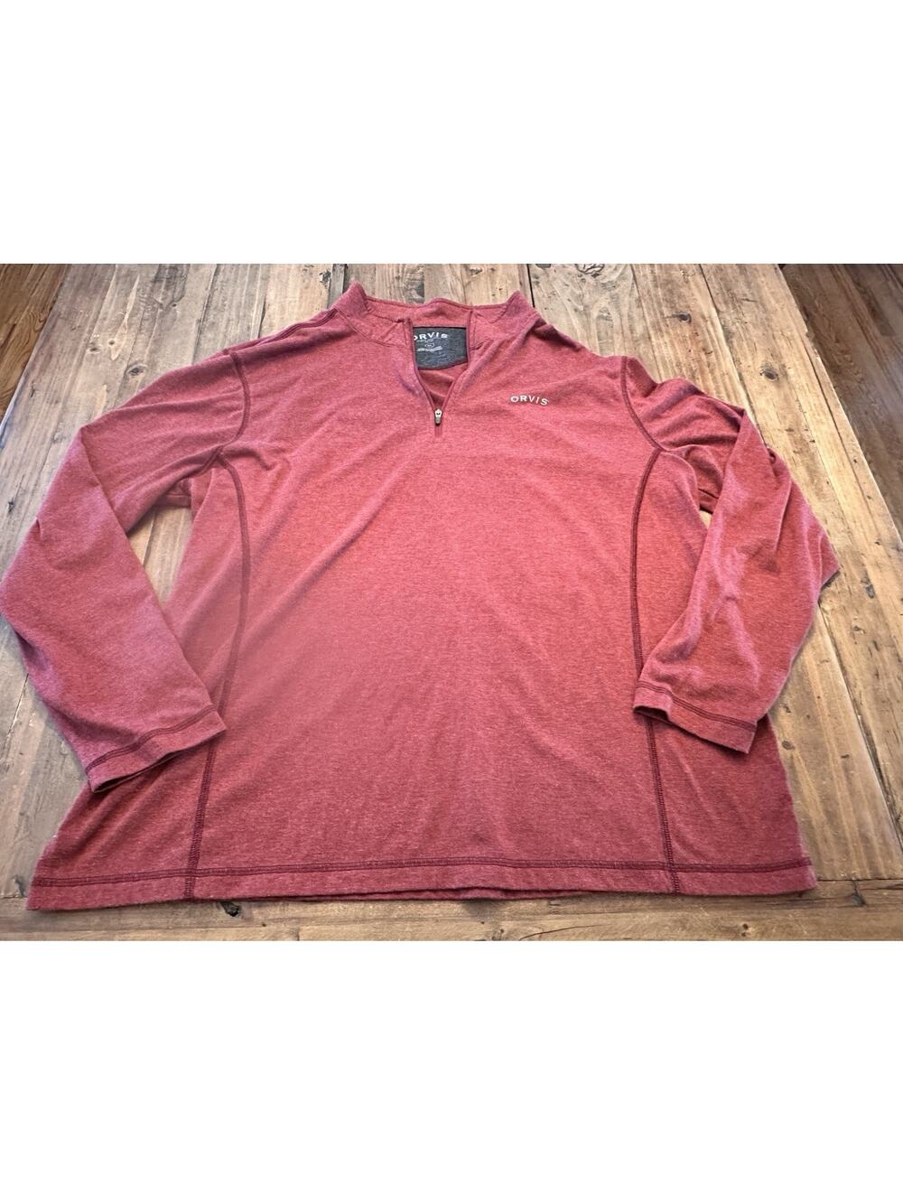 Orvis Quarter 1/4 Zip Pullover Sweater Size XL CLASSIC COLLECTION